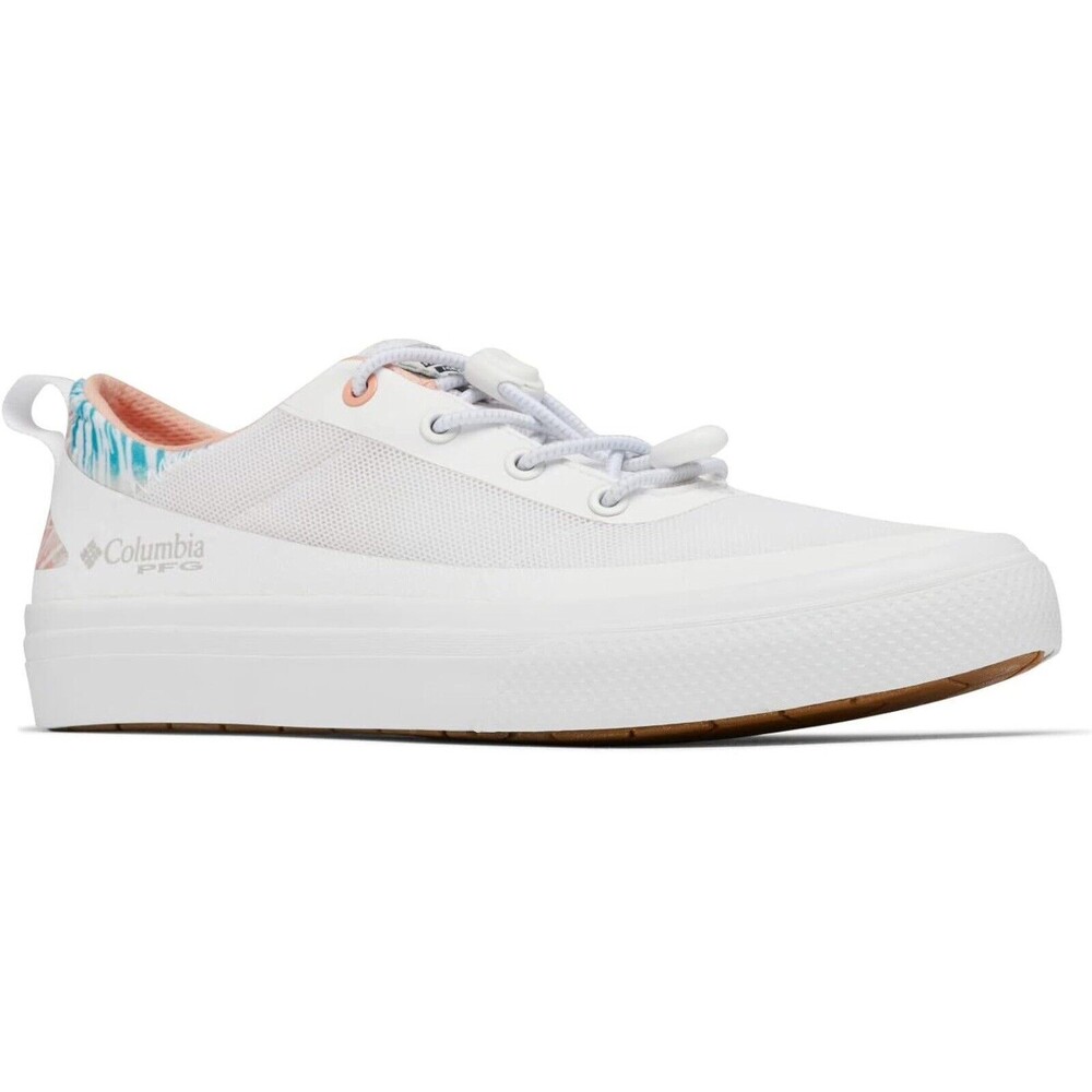 Columbia Women's PFG Shoes Sneaker Size 10 White Coral NWB - Picture 14 of 14